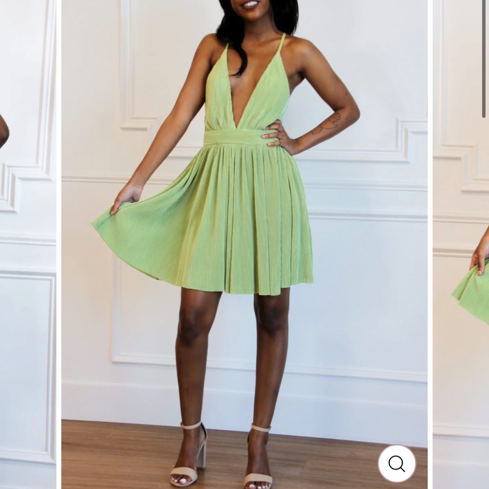Large mini dress